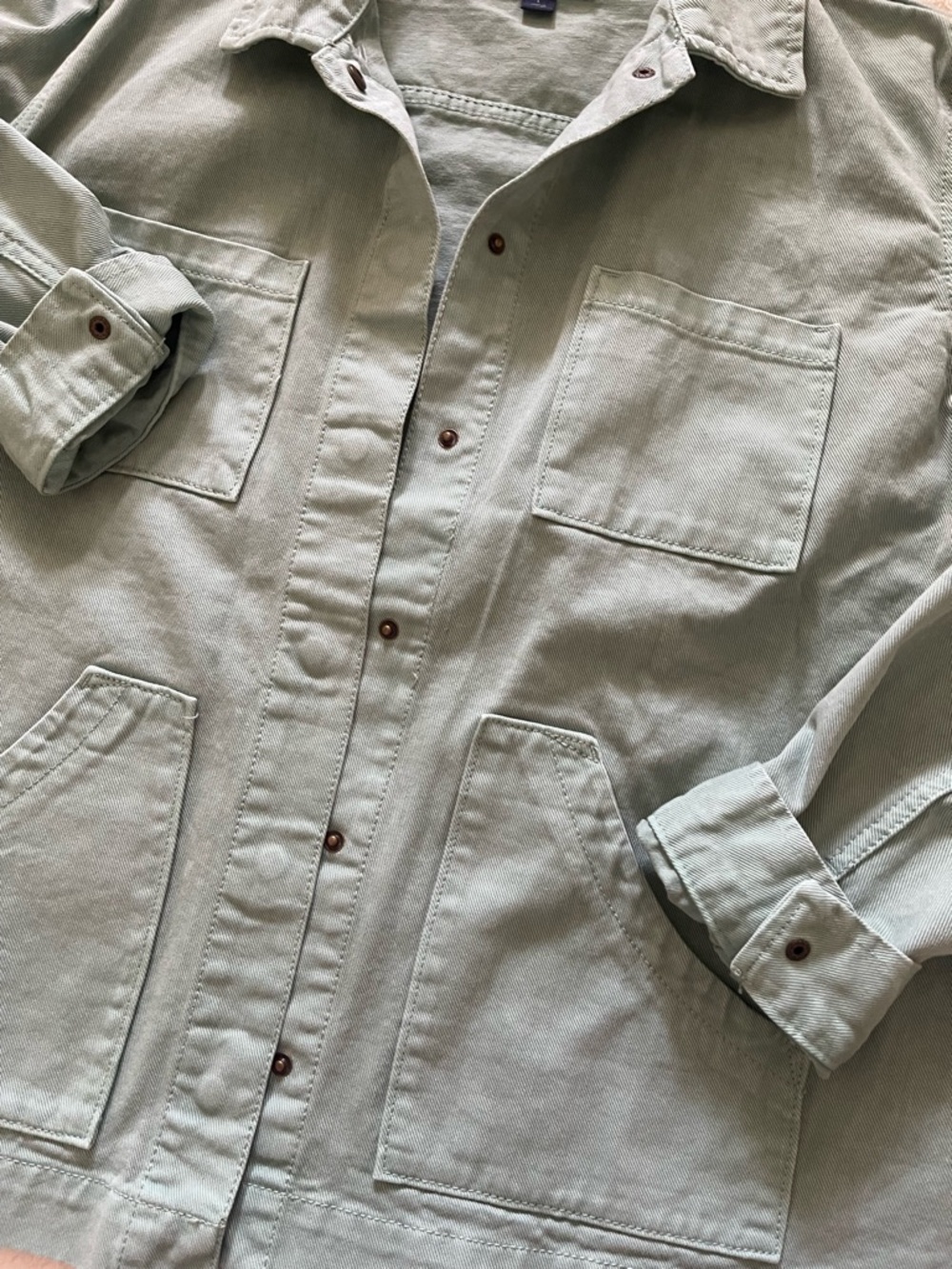 Universal Thread women’s Mint Green Utility Shirt Jacket - Picture 3 of 3